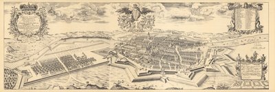 Map of Berlin and Coelln, 1688 by Joh. Bernhard Schultz
